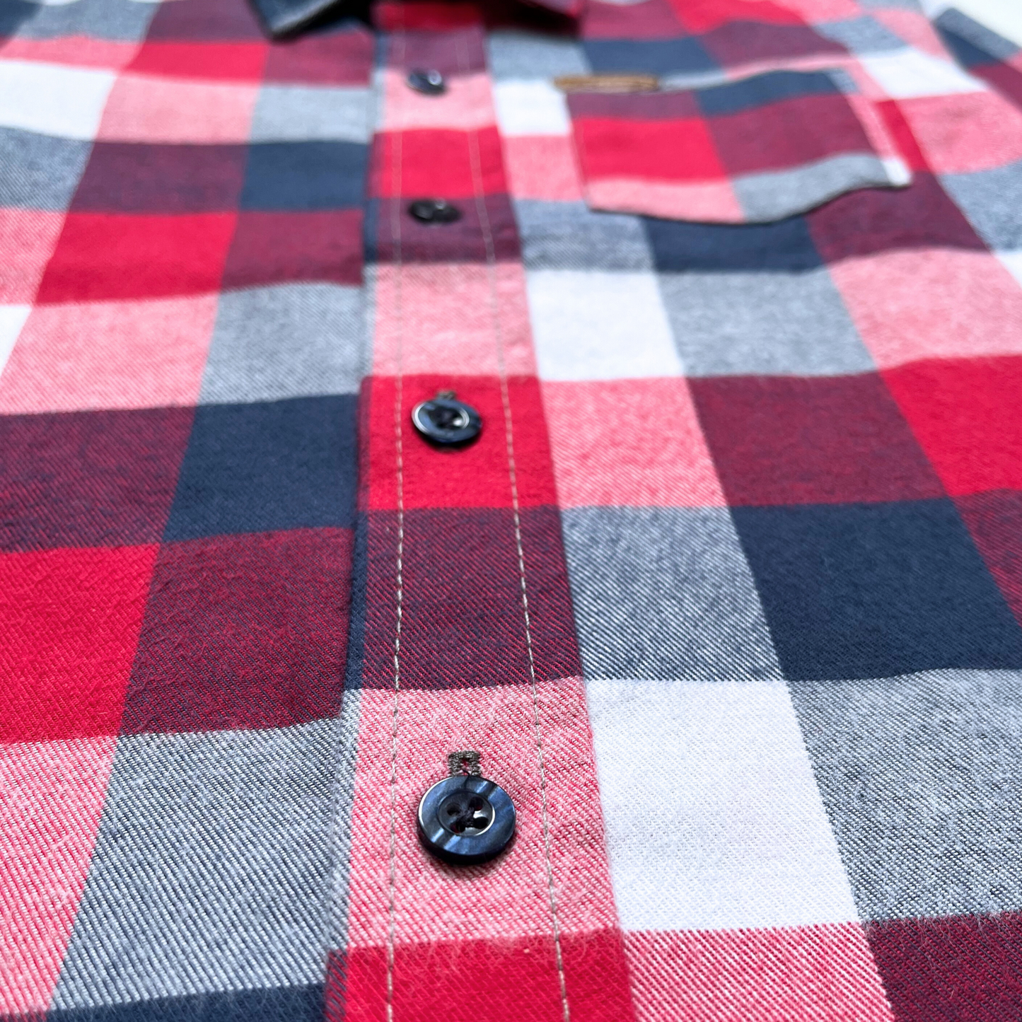 Camisa leñadora - Rojo/azul