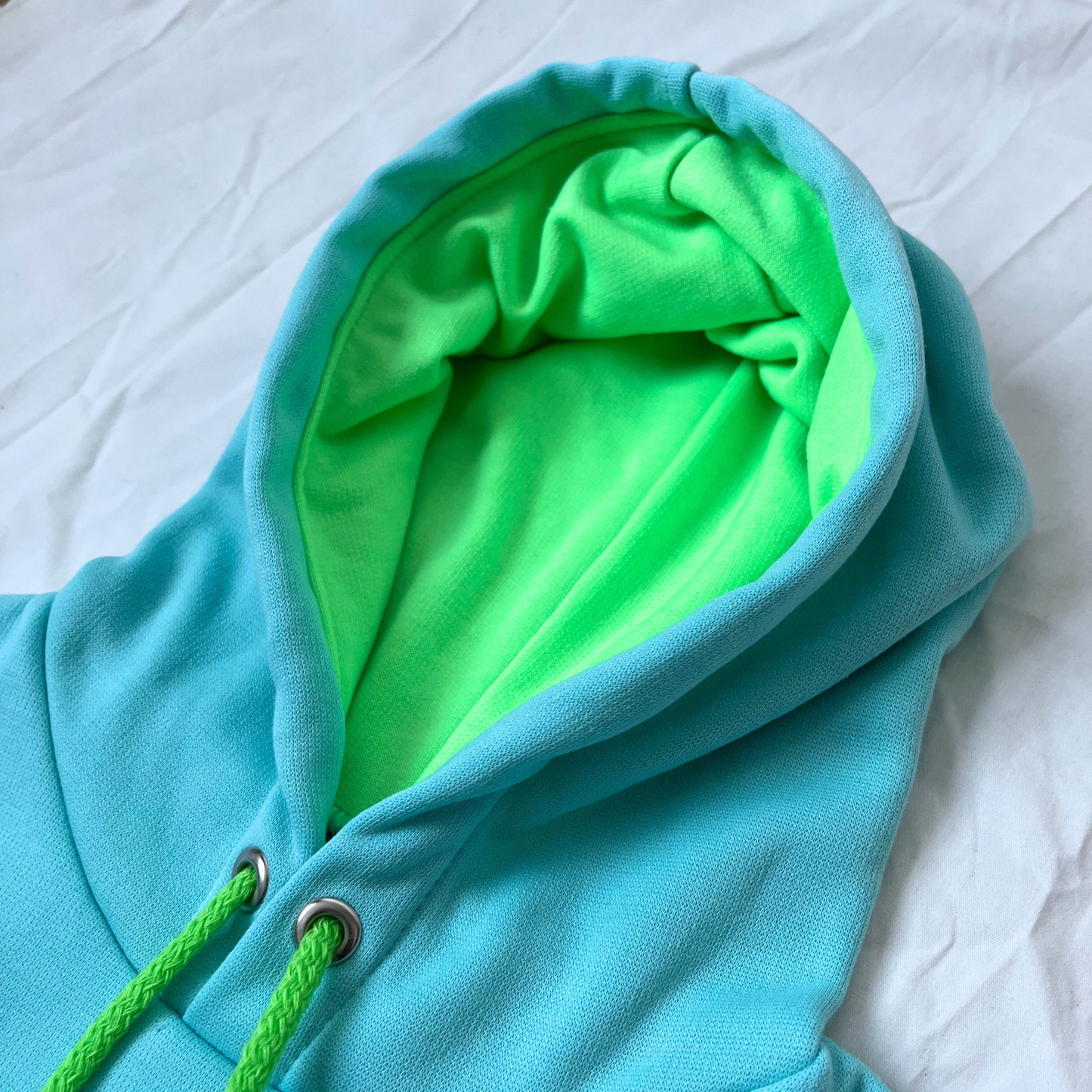 Buzo con capota - Aguamarina