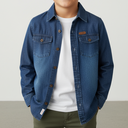 Camisa en Jean - M. Larga