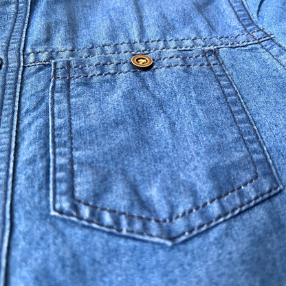 Camisa en Jean - M. Larga