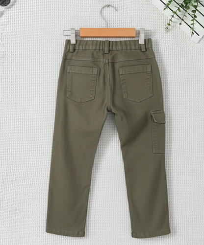 Pantalon Dril Tipo Cargo