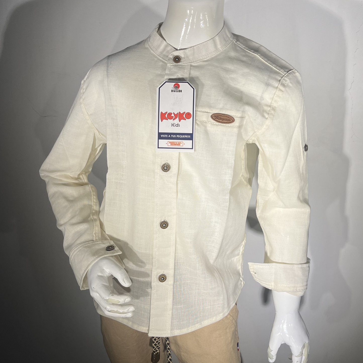 Camisa lino - Marfil