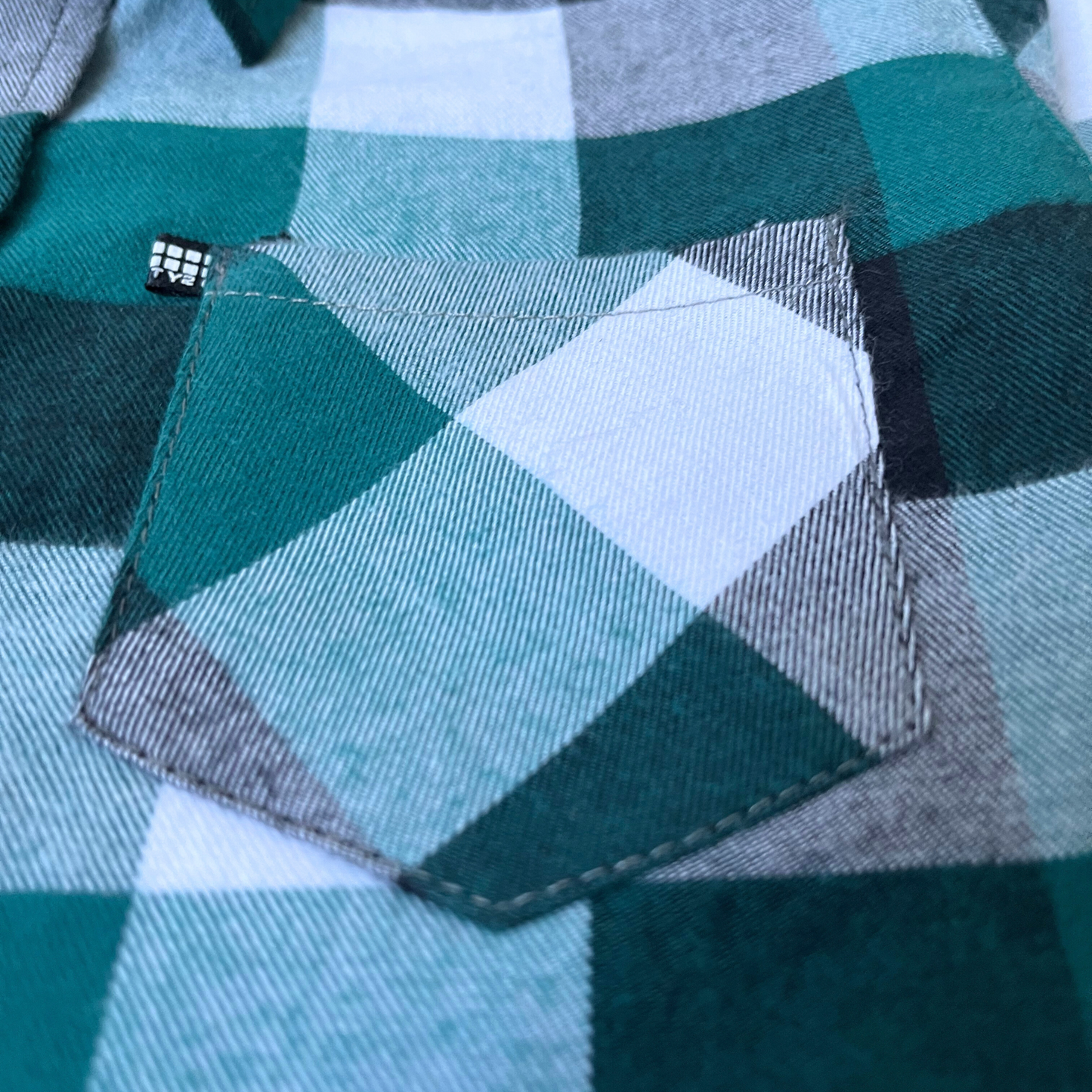 Camisa leñadora - Verde petróleo