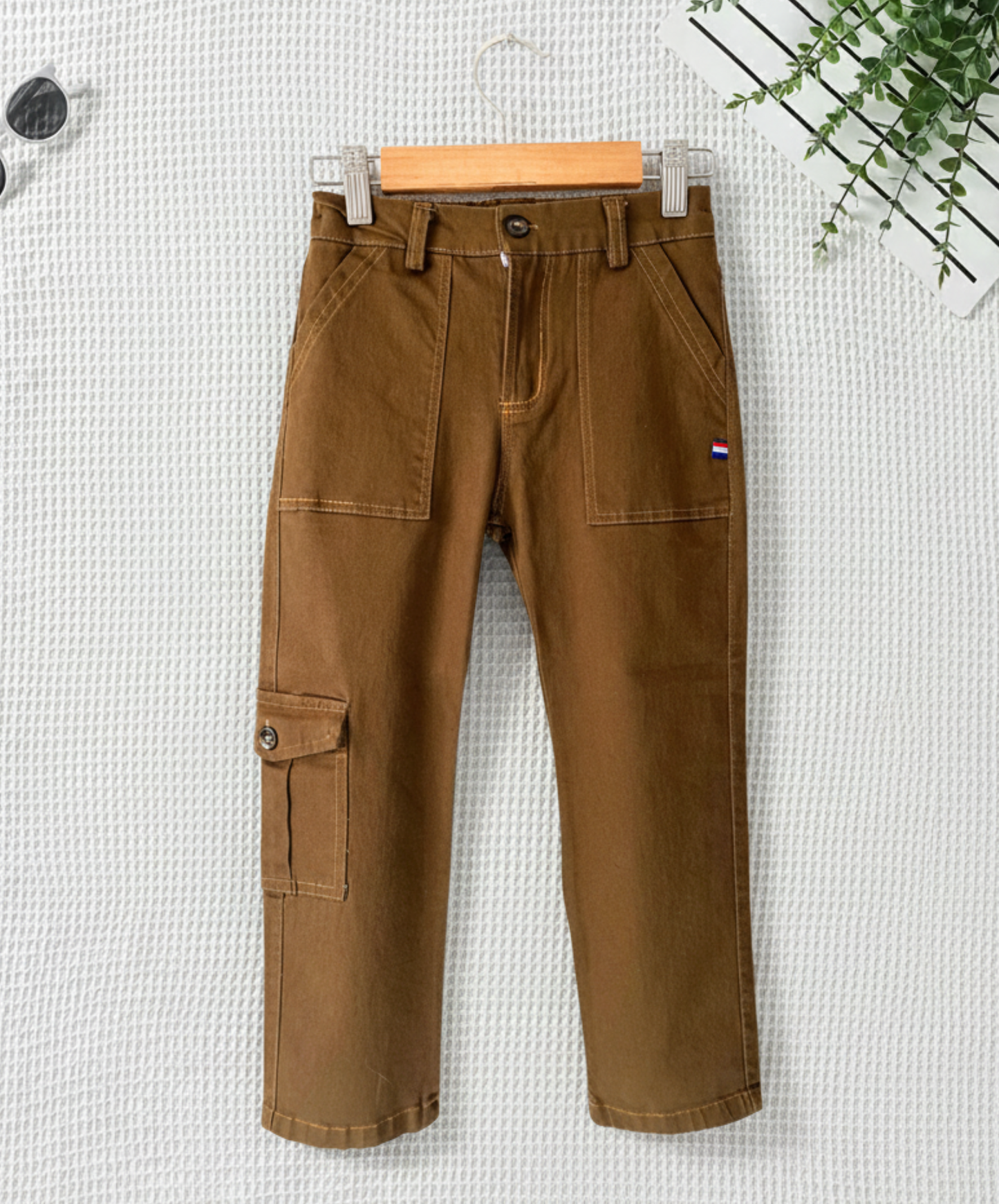 Pantalon Dril Tipo Cargo