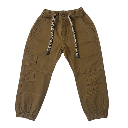 Pantalón niño Jogger - Café