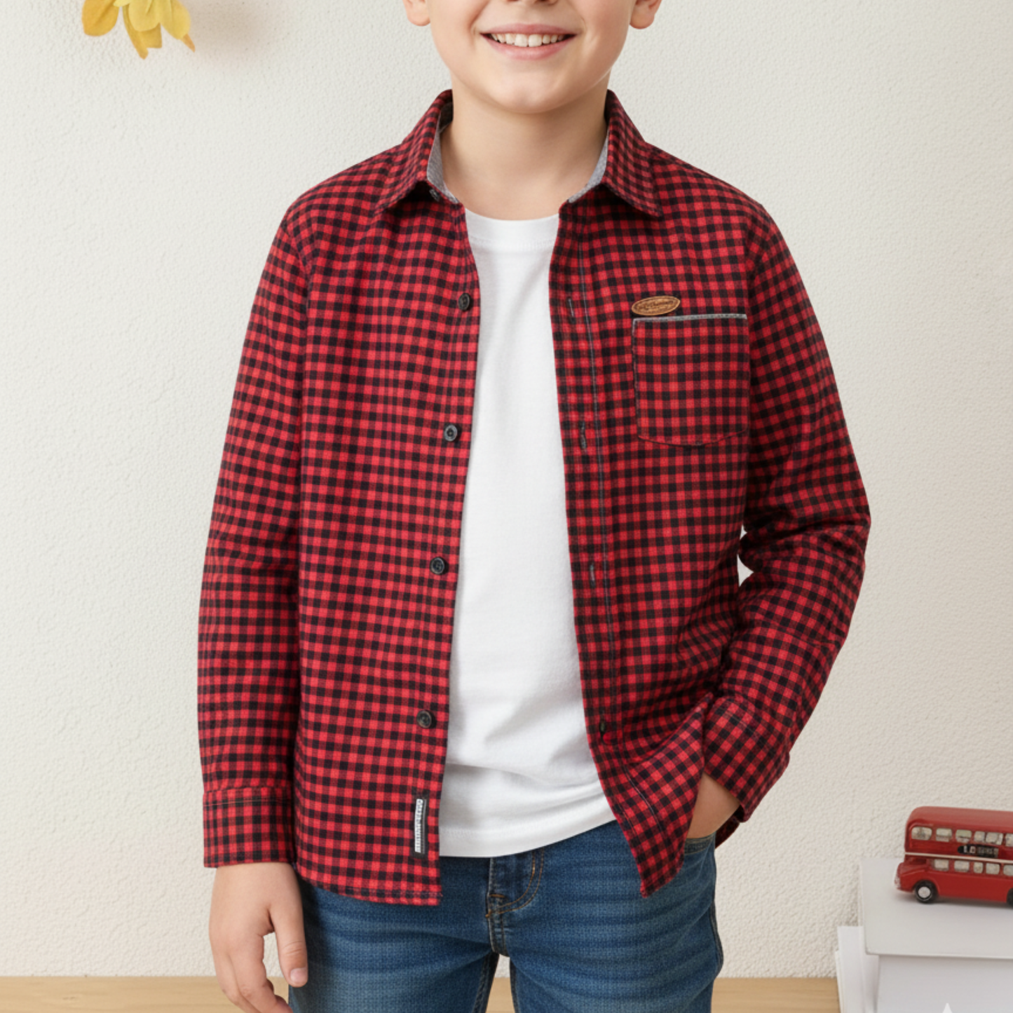 Camisa leñadora