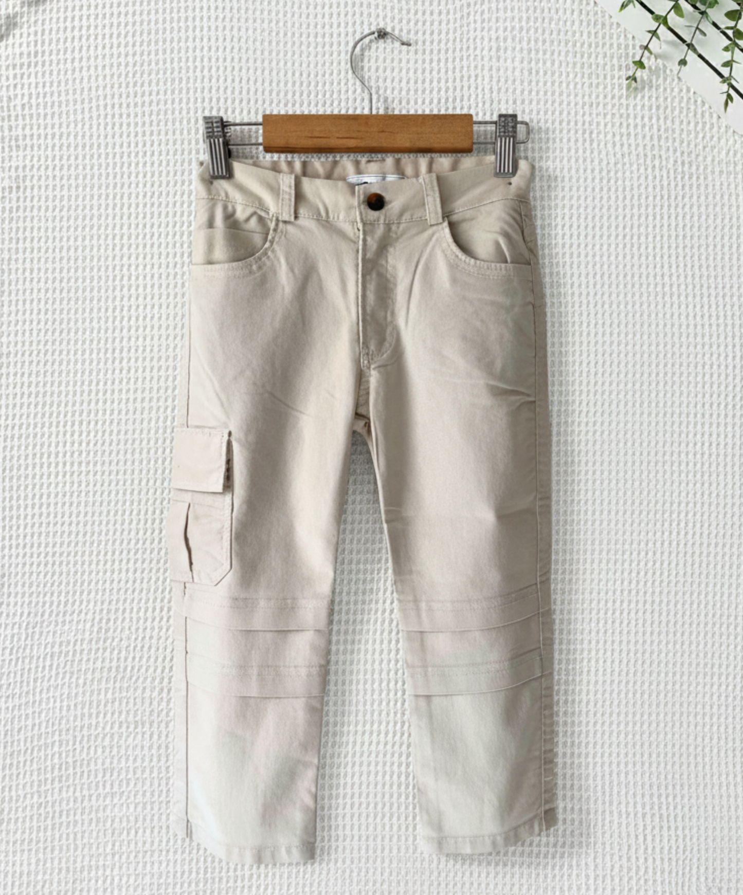 Pantalon Dril Tipo Cargo