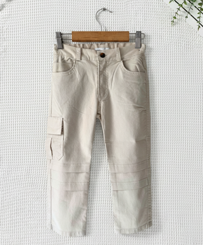 Pantalon Dril Tipo Cargo