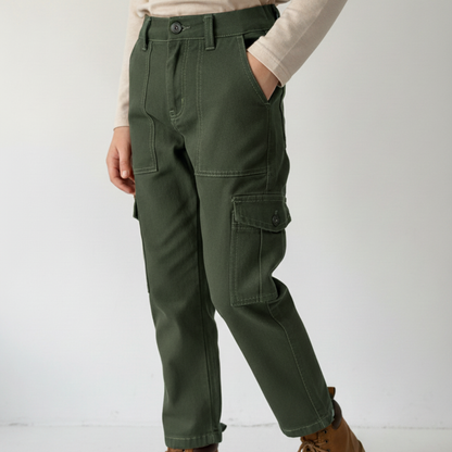 Pantalon Dril Tipo Cargo