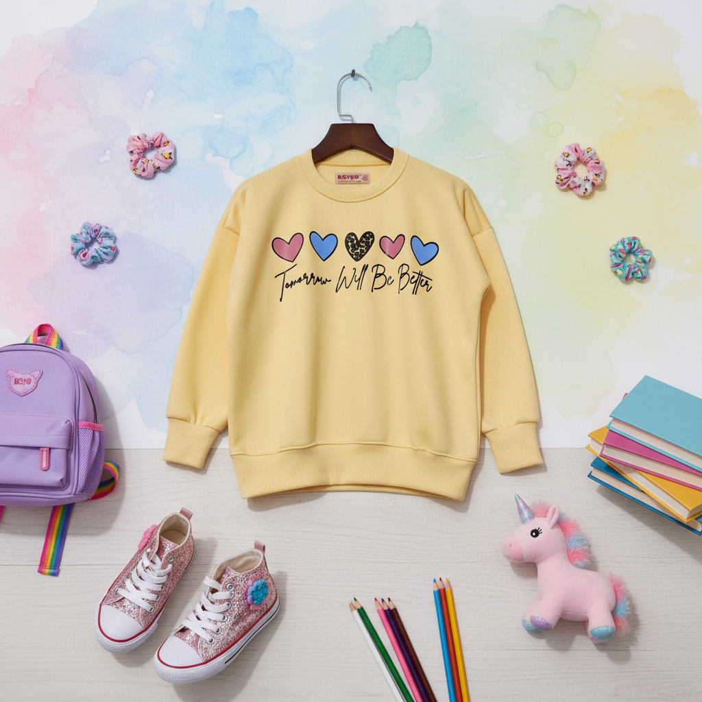 Buzo para niña - Amarillo